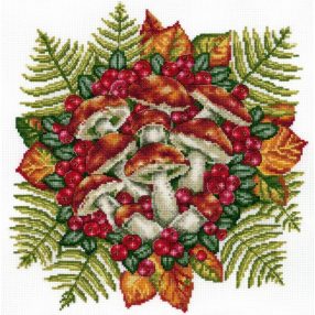 SNV782 Along forest paths 27x25 cm