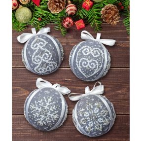 ZUI10782 Graphite Christmas balls 8 cm