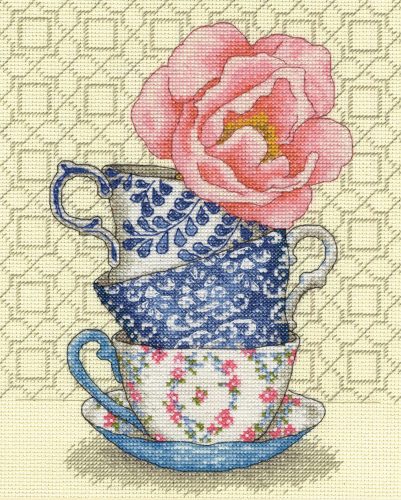 D70-35414 Rózsa tea 20,32x25,4 cm