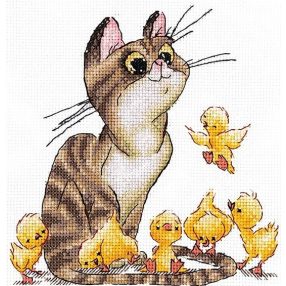 SANU-07 Whiskered nanny 14x14,5 cm