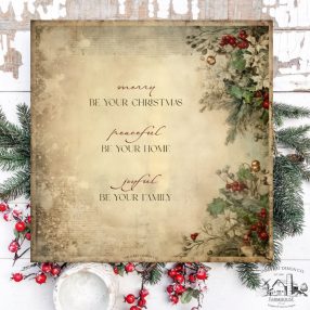 2520 Merry be your Christmas 25x25 cm