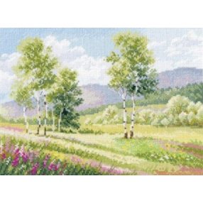 S3-35 Native spaces - Birch trees 23x17 cm