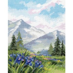 SNV829 Walk to the mountains 20x16 cm