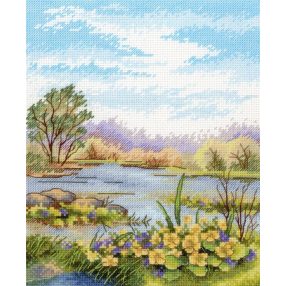 SNV833 Forest Pond 20x16 cm