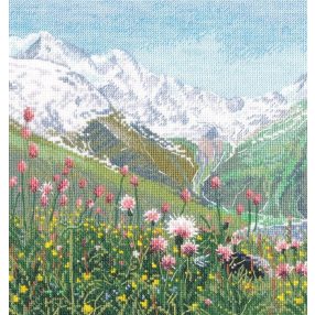 S1575 Virágok a hegyen 20x20 cm