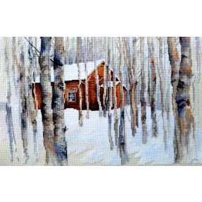 M992 Winter island 36x23,5 cm