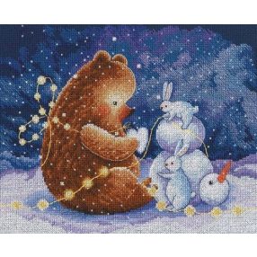 M948 Snow heart 29x23 cm