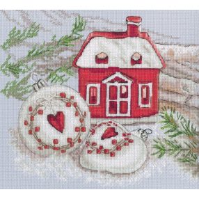 M919 Gingerbread house 23,5x21 cm
