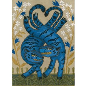 M894 Tigers playing 23,5x31,5 cm