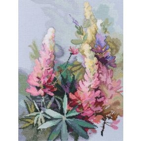 M887 Lupins 23,5x31 cm