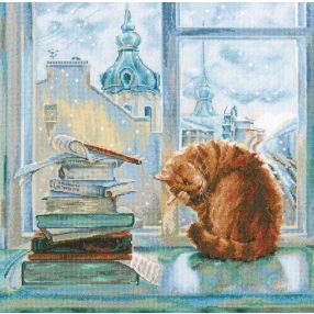 M671 Silver morning 40x40 cm