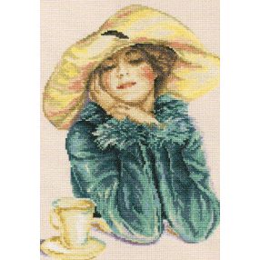 M479 Mysterious lady 23x32 cm