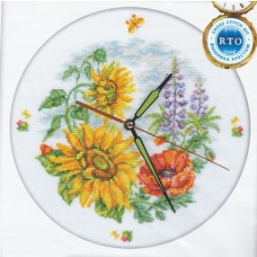 M40007 Flower Clock 30x30 cm
