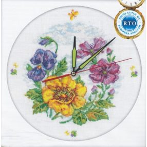 M40006 Flower Clock II 30x30 cm