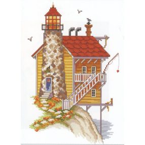 M391 Lighthouse Stone wall 17x25 cm