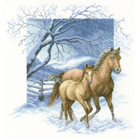 M328 Beyond the village fence 40x40 cm