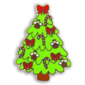 Leti 14352 Karácsonyfa - tűmágnes 3,5 cm