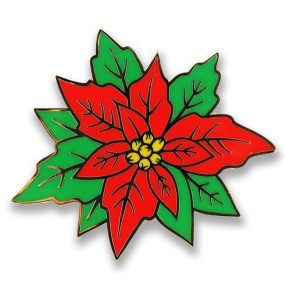 Leti 14353 Mikulásvirág - tűmágnes 3,5 cm