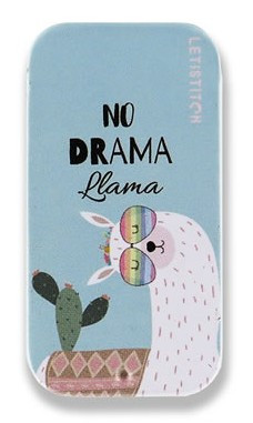 Leti 25627 No drama Llama - mágneses tűtartó 50x25x10 mm