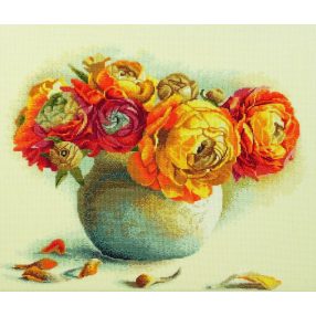 M204 Bouquet Of Ranunculuses  29x39 cm