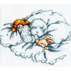 M159 Baby sleeps 20x18 cm