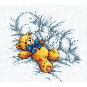 M158 Baby with teddy-bear 20x18 cm