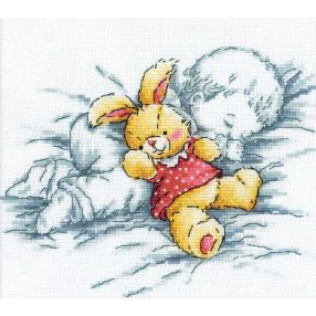 M157 Baby and Rabbit 20x18 cm