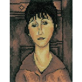 EH337 Portrait of girl 10x13 cm