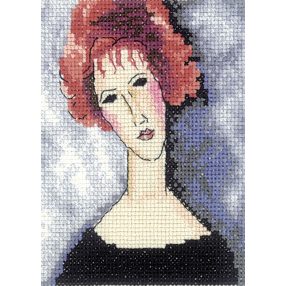 EH335 Red-haired girl 10x13 cm