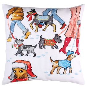 CU036 Four-legged winter 39x39 cm