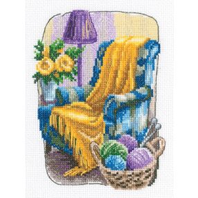 C349 Grandmother's old garden 13x18 cm