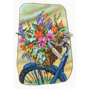 C343 Grandmother's old garden 12x17 cm