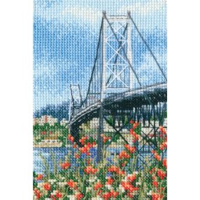 C306 Suspension Bridge Hercilio Luz 9x13,5 cm