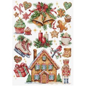 B7031 Christmas Composition 25x35 cm