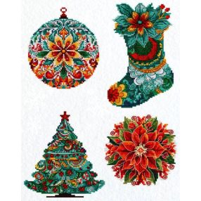 JK042 Christmas Decorations 10x15 cm