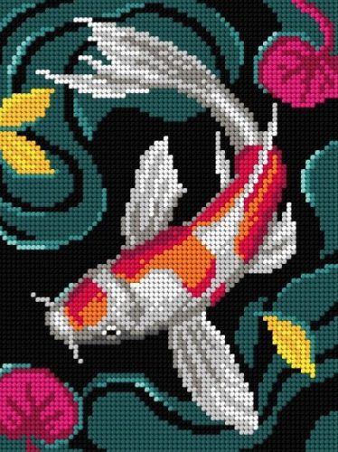 3188 Koi Carp 18x24 cm