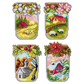 SA7698 Seasons 9x12 cm