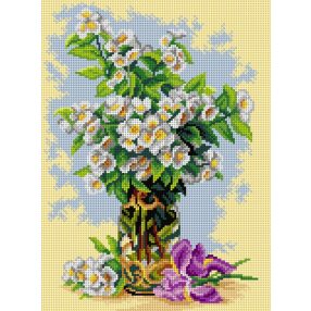 3507 P.de Longpre-Nyári virágok 30x40 cm