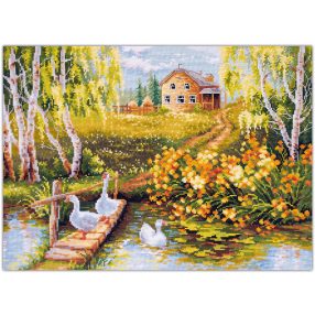 ci-250-331 Village Pond 40x31 cm