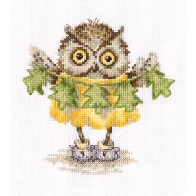 C229 Christmas Tree Necklace 15x16 cm