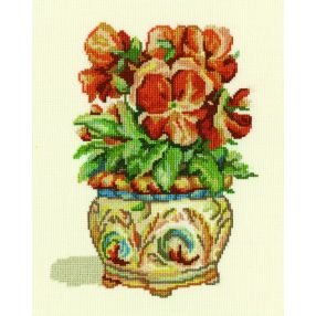 C189 Red violets 14x18 cm