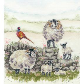 XHD132 Hannah Dale - Green Pastures 28x31 cm