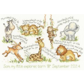 XKG13 Kate Garrett - Monday's Child 33x22 cm