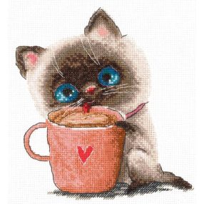 SANK-64 Coffee lovers. Cat 12,5x14 cm