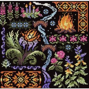 SNV890 Sampler Night 19x19 cm