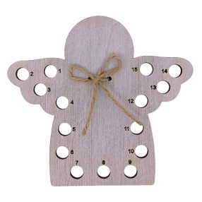 KF017-100p Lila angyal 12,5x13,5 cm