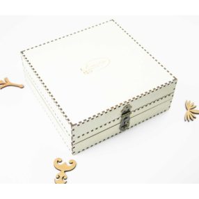 OG066 Elefántcsont - fonal és tűrendező 23x23x10 cm