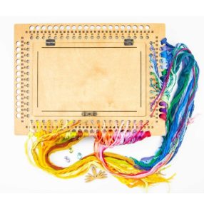 OG071 Mogyoró fa - tű és fonalrendező 35x26x6 cm