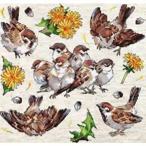 Leti 8803 Sparrows 23x22 cm