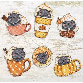 Leti 8092 Pumpkin Cup Kitties 9x7 cm